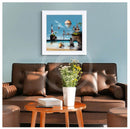 Balloon Cottages by Gary Walton Framed Limited Edition Canvas Print