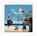 Balloon Cottages by Gary Walton Framed Limited Edition Canvas Print