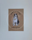 Meet The Mustards: Sometimes I Sit And Think Just Toft Mounted Miniature Mounted Print