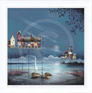 Cuttlefish Pier by Gary Walton Limited Edition Canvas Print Framed