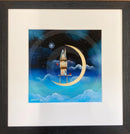Love Ya to the Moon and Back by Gary Walton Limited Edition Print Framed in black 