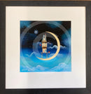 Love Ya to the Moon and Back by Gary Walton Limited Edition Print Framed in black 