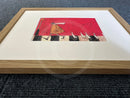 Framed in Oak, Close up of frame depth