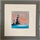 On The Horizon by Gary Walton framed Groove Medium Grey 