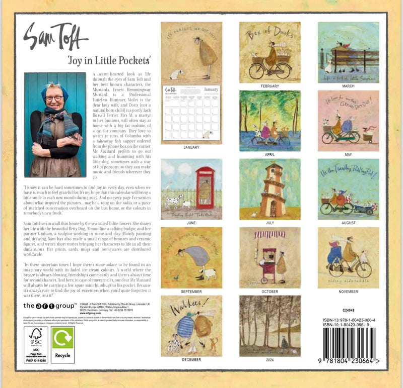 SOLD OUT Sam Toft Official 2025 Calendar