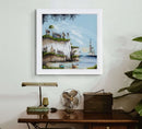Seven Sisters Lighthouse by Gary Walton Framed Limited Edition Canvas Print