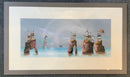 Utopia by Gary Walton Limited Edition Print  Framed Medium Groove Grey 