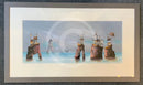 Utopia by Gary Walton Limited Edition Print  Framed Medium Groove Grey 