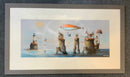 You Float My Boat 1 by Gary Walton Limited Edition Print framed in medium groove grey