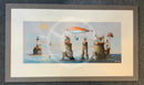 You Float My Boat 1 by Gary Walton Limited Edition Print framed in medium groove grey