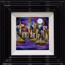 Pale Moon Rising (10x10") ORIGINAL PAINTING by Rozanne Bell