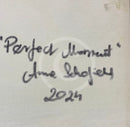 Perfect Moment - ORIGINAL Oil Painting by Anna Schofield title detail on reverse