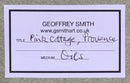 Pink Cottage, Provence - ORIGINAL by Geoffrey Smith; title