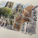 Precentors Court, York, Richard Briggs ORIGINAL WATERCOLOUR
