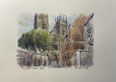 Precentors Court, York, Richard Briggs ORIGINAL WATERCOLOUR