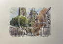 Precentors Court, York, Richard Briggs ORIGINAL WATERCOLOUR