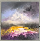 Purple Fields - ORIGINAL Oil Painting by Anna Schofield