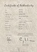 Roof Tops, Signed Limited Edition by Bill Tolley Certificate