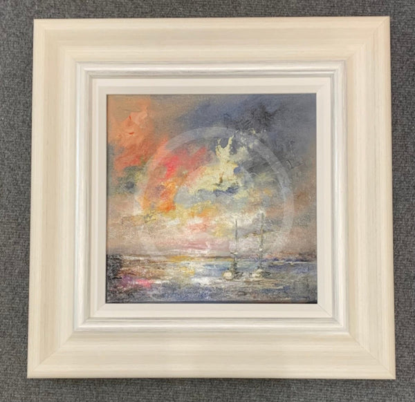 Sailing Away - ORIGINAL Oil Painting by Anna Schofield