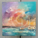 Sailing Together II - Original painting by Anna Schofield