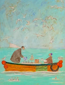 Sea Time, Tea Time by Sam Toft - Framed Limited Edition DETAIL