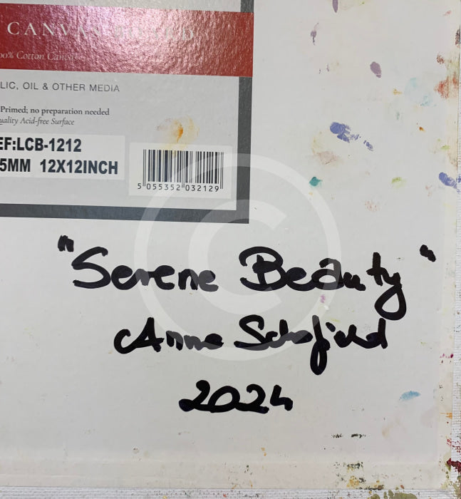 Serene Beauty - Original Oil Painting By Anna Schofield