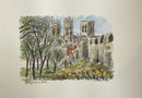Springtime In York, Richard Briggs ORIGINAL WATERCOLOUR