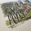 Springtime In York, Richard Briggs ORIGINAL WATERCOLOUR