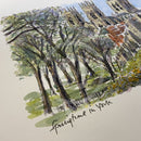 Springtime In York, Richard Briggs ORIGINAL WATERCOLOUR