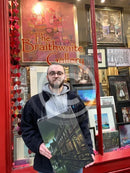 Artist Joe Gill at the Braithwaite Gallery