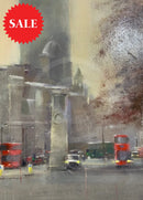 London Buses ORIGINAL PAINTING by Mark Beresford