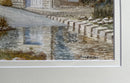 Stepping Stones at Lealhom, Glaisdale - Sam Burden ORIGINAL WATERCOLOUR detail