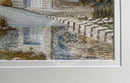 Stepping Stones at Lealhom, Glaisdale - Sam Burden ORIGINAL WATERCOLOUR detail