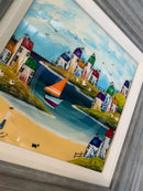 Summer Holiday  (10x10") ORIGINAL PAINTING by Rozanne Bell