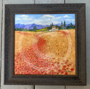 Summer Poppies, Provence - ORIGINAL by Geoffrey Smith