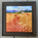 Summer Poppies, Provence - ORIGINAL by Geoffrey Smith