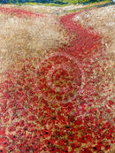 Summer Poppies, Provence - ORIGINAL by Geoffrey Smith detail