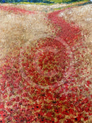 Summer Poppies, Provence - ORIGINAL by Geoffrey Smith detail