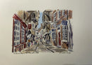Summers Day In The Shambles, York, Richard Briggs ORIGINAL WATERCOLOUR