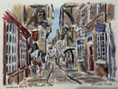 Summers Day In The Shambles, York, Richard Briggs ORIGINAL WATERCOLOUR