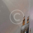 Super Moon V ORIGINAL Acrylic Painting by Gary Walton close up