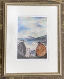 Tea Break at the Lakes by Sam Toft - Framed Limited Edition SECONDARY MARKET