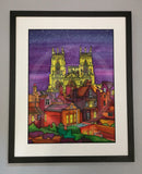 The Jewel Of York Original Silk Painting