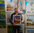 The Jewel Of York Original Silk Painting