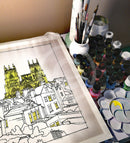 The Jewel Of York Original Silk Painting