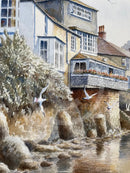 The Lobster Pot, Mousehole, Cornwall - Sam Burden ORIGINAL WATERCOLOUR - detail
