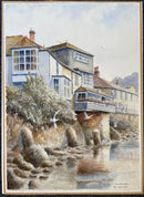 The Lobster Pot, Mousehole, Cornwall - Sam Burden ORIGINAL WATERCOLOUR