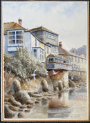 The Lobster Pot, Mousehole, Cornwall - Sam Burden ORIGINAL WATERCOLOUR