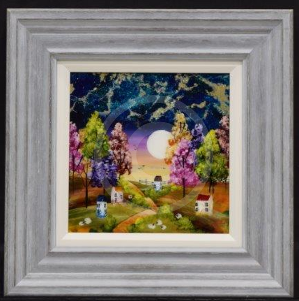 The Long and Winding Road (10x10") ORIGINAL PAINTING by Rozanne Bell