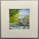 The River Ouse at Lendal Bridge - Natalja Olejnicka ORIGINAL WATERCOLOUR